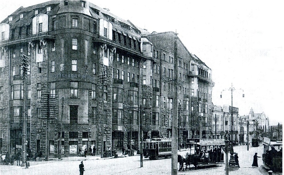 История Харькова до и после войны, жизнь, возрождение и архивные фото 2 Построенный в 1913 году по проекту архитектора Александра Ржепишевского дом